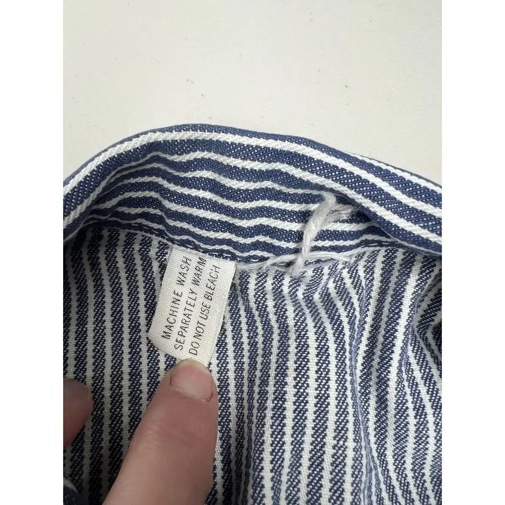 Vintage Child OshKosh B'Gosh Striped Sanforized Union Made Coveralls